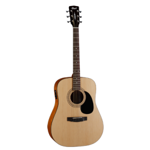 CORT Guitare folk, AD810E, Open Pore, Préampli, Housse