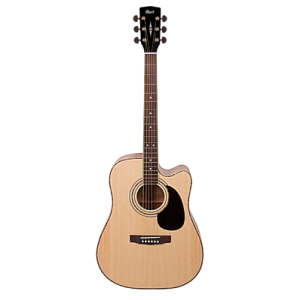 CORT Guitare folk, AD880CE, naturel, Préampli