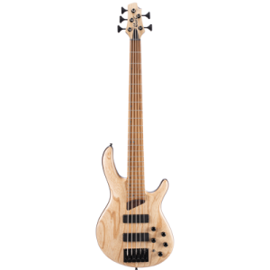 CORT Guitare basse, B5 Element, Open Pore Natural, 5 cordes