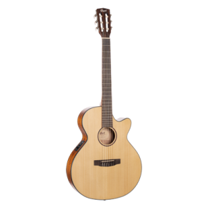 CORT Guitare classique, CEC3, Natur Satin, Préampli