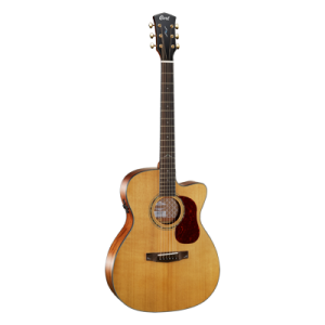 CORT Guitare folk, GOLD OC6, naturel, Préampli, Softcase